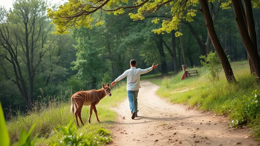 自然公園での野生動物との付き合い方